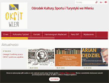Tablet Screenshot of oksit.wlen.pl